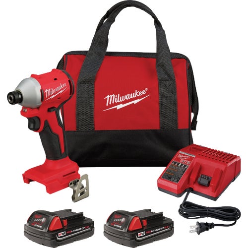 3650-22CT Milwaukee M18 Brushless Compact Cordless Impact Driver Kit