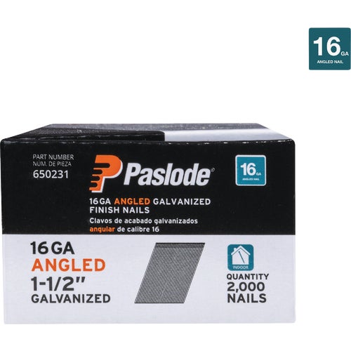 650231 Paslode 16-Gauge 20 Degree Galvanized Finish Nails