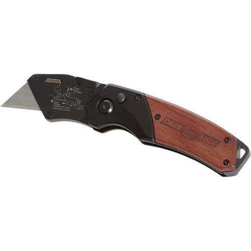 GS19017 Channellock Wood Grip Utility Knife