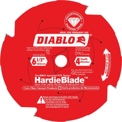 D0604DHA Diablo HardieBlade PCD Circular Saw Blade