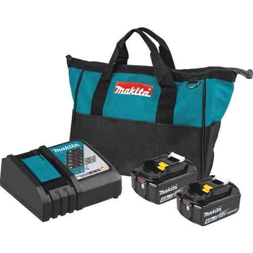 BL1840BDC2 Makita 18V Tool Battery/Charger Starter Kit with Bag