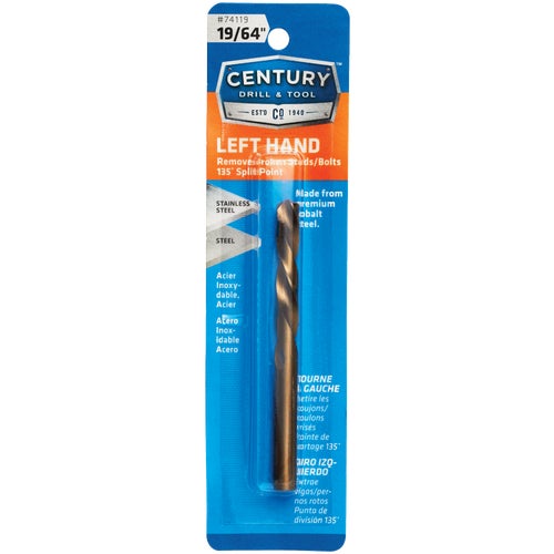 74119 Century Drill & Tool Left Hand Drill Bit