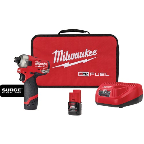 2551-22 Milwaukee M12 FUEL SURGE Lithium-Ion Brushless Cordless Impact Driver Kit