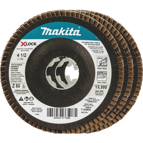 T-03903-3 Makita Type 29 Flap Sanding Wheel