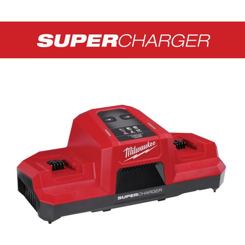 48-59-1815 Milwaukee M18 Dual Bay Simultaneous Super Battery Charger