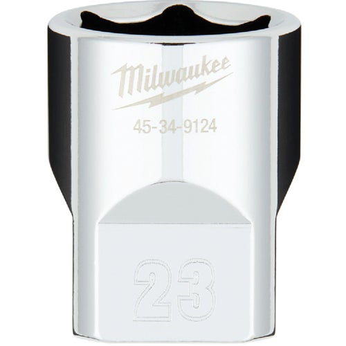 45-34-9124 Milwaukee 1/2 In. Drive Socket w/FOUR FLAT Sides