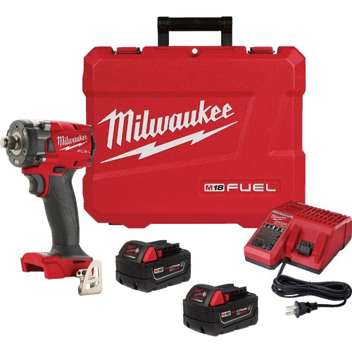 2855-22R Milwaukee M18 FUEL 1/2 In. Compact Impact Wrench Kit with Friction Ring