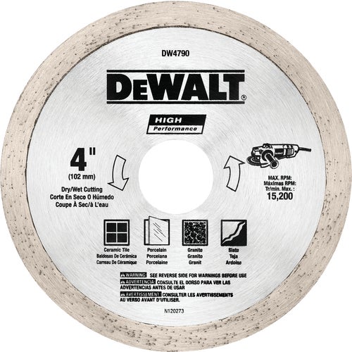 DW4790 DeWalt HP Tile Diamond Blade