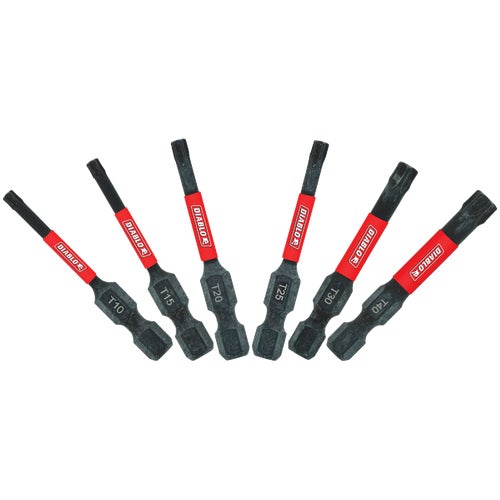 DTV2-S6 Diablo 6-Piece Torx Impact Screwdriver Bit Set