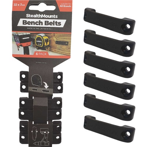 BB-BLK-6 StealthMounts Universal Tool Hangers