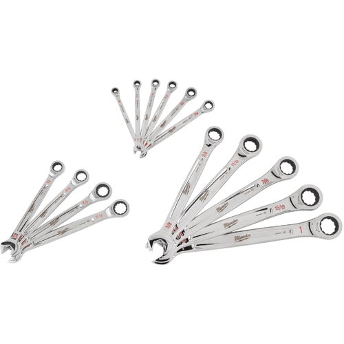 48-22-9416 Milwaukee 15-Piece Standard Ratcheting Combination Wrench Set