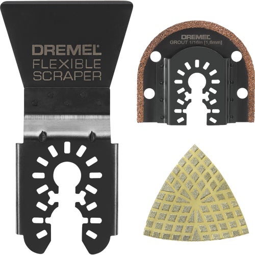 MM515U Dremel Universal 3-Piece Grout & Tile Oscillating Blade Assortment