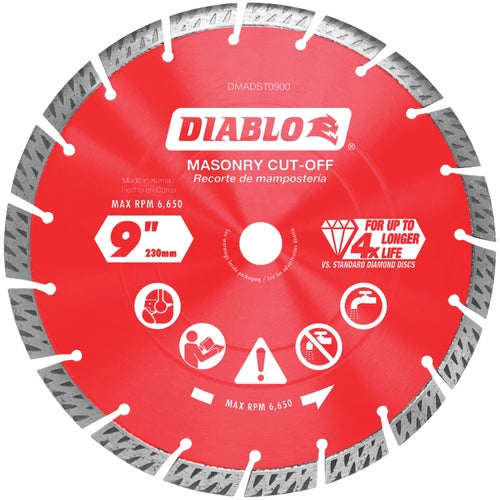 DMADST0900 Diablo Segmented Turbo Diamond Blade