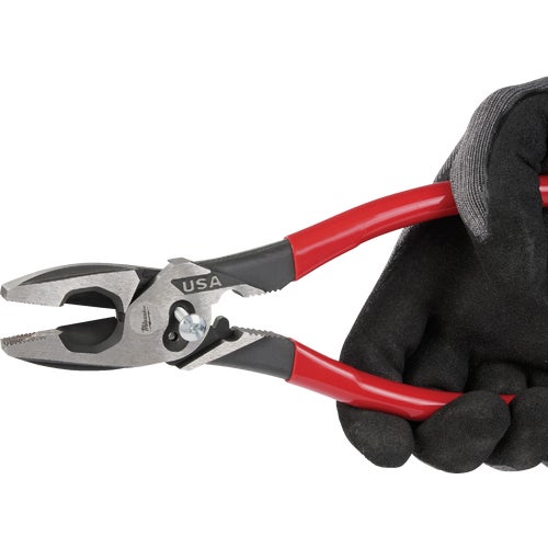 MT550T Milwaukee Comfort Grip Linesman Pliers with Thread Cleaner