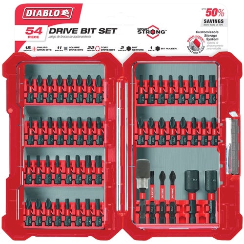 DSC-S54 Diablo 54-Piece Impact Screwdriver Bit Set