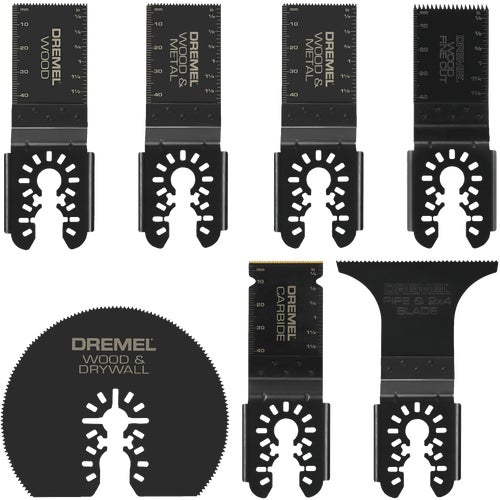 MM497U Dremel Universal 7-Piece Oscillating Blade Assortment