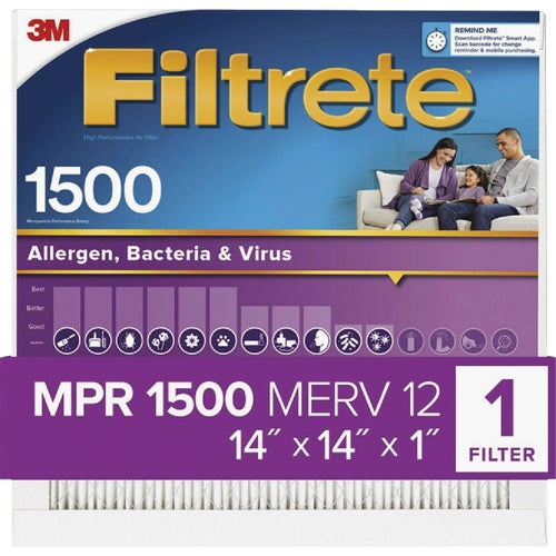 UP11-4 Filtrete Ultra Allergen Healthy LiviIng Furnace Filter Image