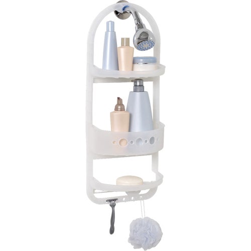 5890KK Zenith Frosted Plastic Shower Caddy