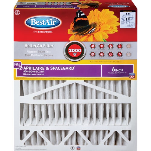 A201-SGM-BOX11R BestAir Aprilaire/SpaceGard Air Filter MERV 11 Furnace Filter