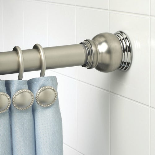 663ALNS Zenith 72 In. Adjustable Tension Finial Shower Rod