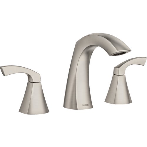 84504SRN Moen Lindor 2-Handle Widespread Bathroom Faucet