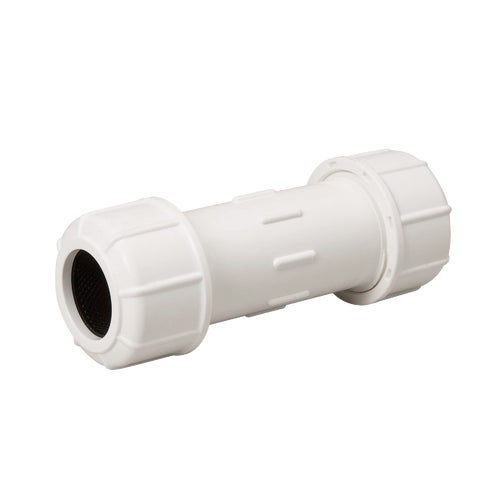 160-110 B & K Plastic Compression PVC Coupling