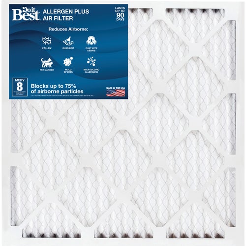 DB1-1620-8-2PK Do it Best MERV 8 Furnace Filter