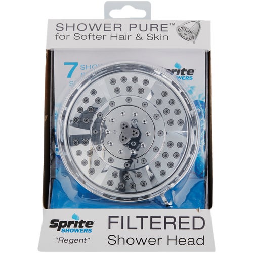 AGE-CM-R Sprite Regent 7-Spray Filtered Fixed Showerhead