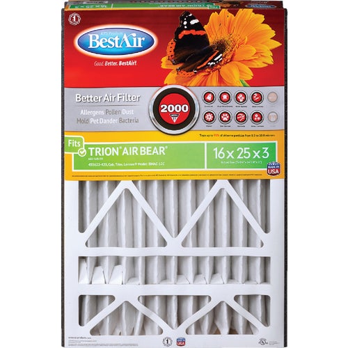 AB3-1625-11R BestAir Trion Air Bear MERV 11 Furnace Filter