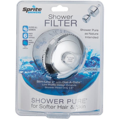 SL2-CM Sprite Slim-Line 2 Series Showerhead Water Filter