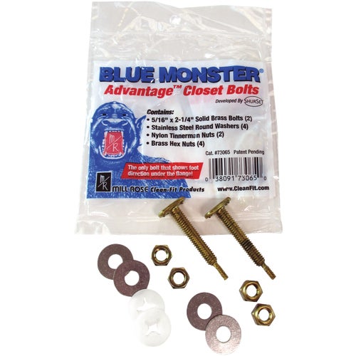 73065 BLUE MONSTER Advantage Closet Bolt Kit