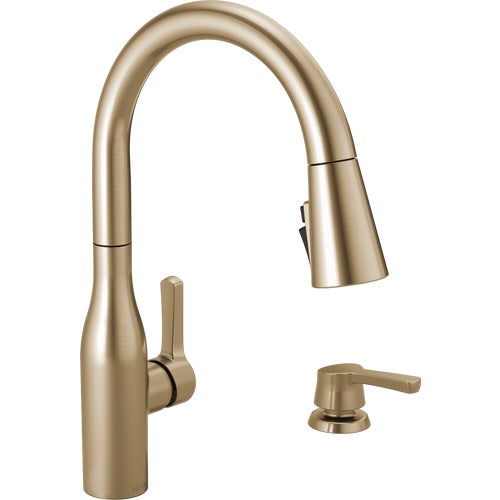 19780Z-CZSD-DST Delta Marca Single Handle Pull-Down Kitchen Faucet