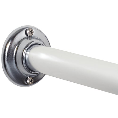 60P1STL Zenith Up to 60" Shower Rod With Flange