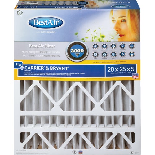 CB2025-13R BestAir Carrier/Bryant Air Filter Furnace Filter