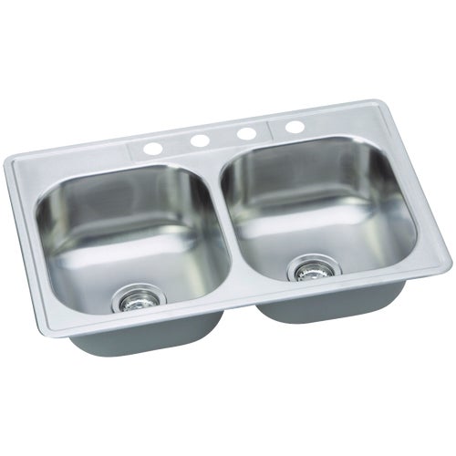 DSE233224 Elkay Dayton Double Bowl Kitchen Sink