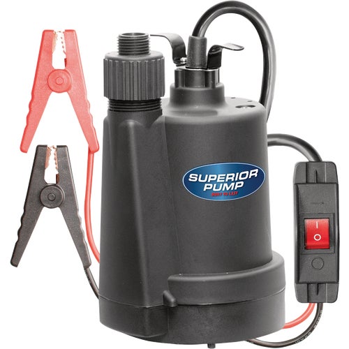 91012 Superior Pump 12V Submersible Portable Pump