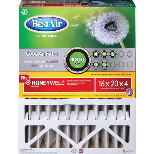 HW1620-8R BestAir Honeywell MERV 8 Furnace Filter