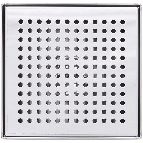 133-018S03 B&K Square Zero Pattern Shower Drain