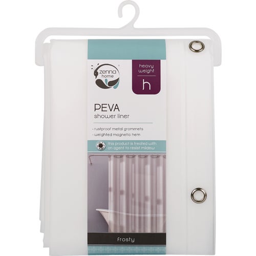 LPRHFRL Zenith Zenna Home Heavyweight PEVA Shower Curtain Liner