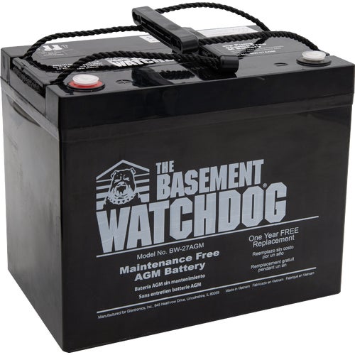 BW-27AGM Basement Watchdog Standby Sump Pump Battery