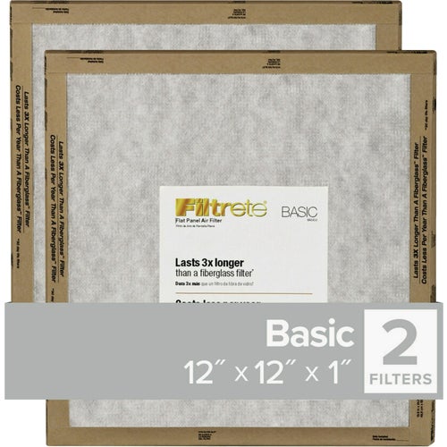 FPL10-2PK-24 Filtrete Residential MPR Flat Panel Furnace Filter