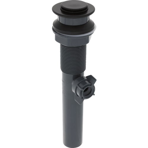 9D0011088X Danco EZ Matte Black Plastic Pop-Up Drain Stopper