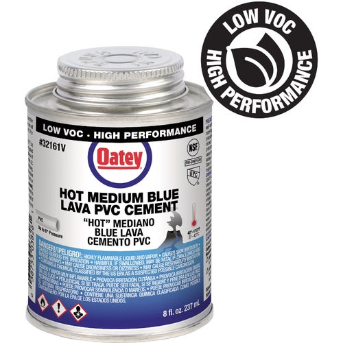 32161V Oatey Low Voc Medium Bodied Blue Lava PVC Cement