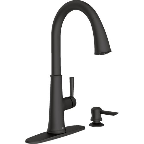 9319300.243 American Standard Maven Single Handle Lever Pull-Down Kitchen Faucet with Soap Dispenser