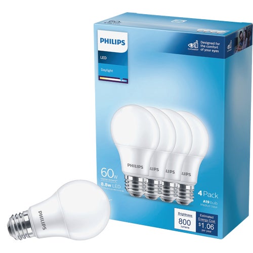 575837 Philips A19 Medium LED Light Bulb