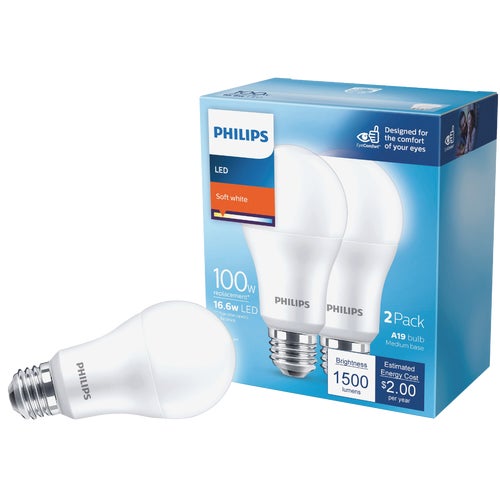 575886 Philips A19 Medium LED Light Bulb