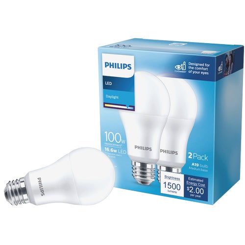 575878 Philips A19 Medium LED Light Bulb