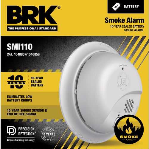 1046858 BRK 10-Year Battery Ionization Smoke Alarm