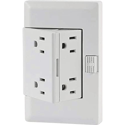 OUTBN15T-WH theOUTlet Permanent Outlet Extender duplex outlet