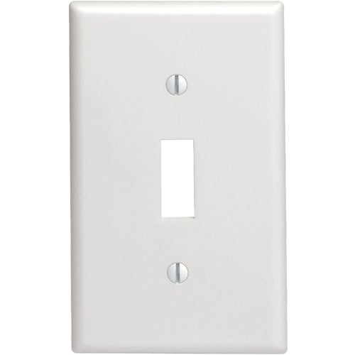 R52-00PJ1-00W Leviton Mid-Way Thermoplastic Nylon Toggle Switch Wall Plate